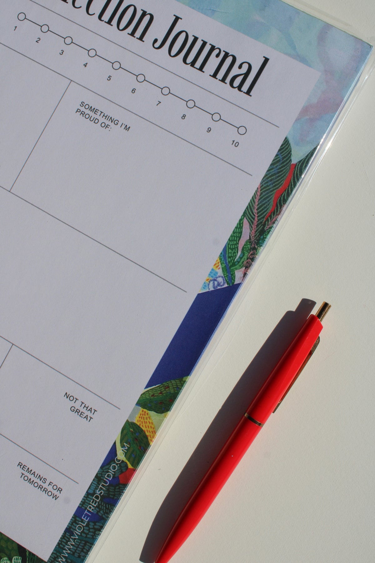 Self-Reflection Journal - VIOLETREDSTUDIO