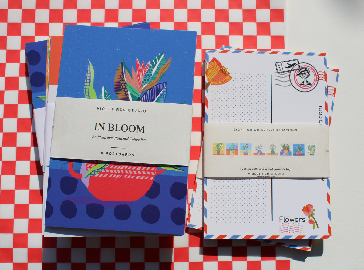 Flower Postcard Set