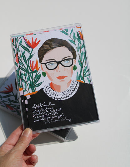 6-pack Women Leaders Greeting Cards - Illustrated Set, Blank Inside, Snail Mail - VIOLETREDSTUDIO