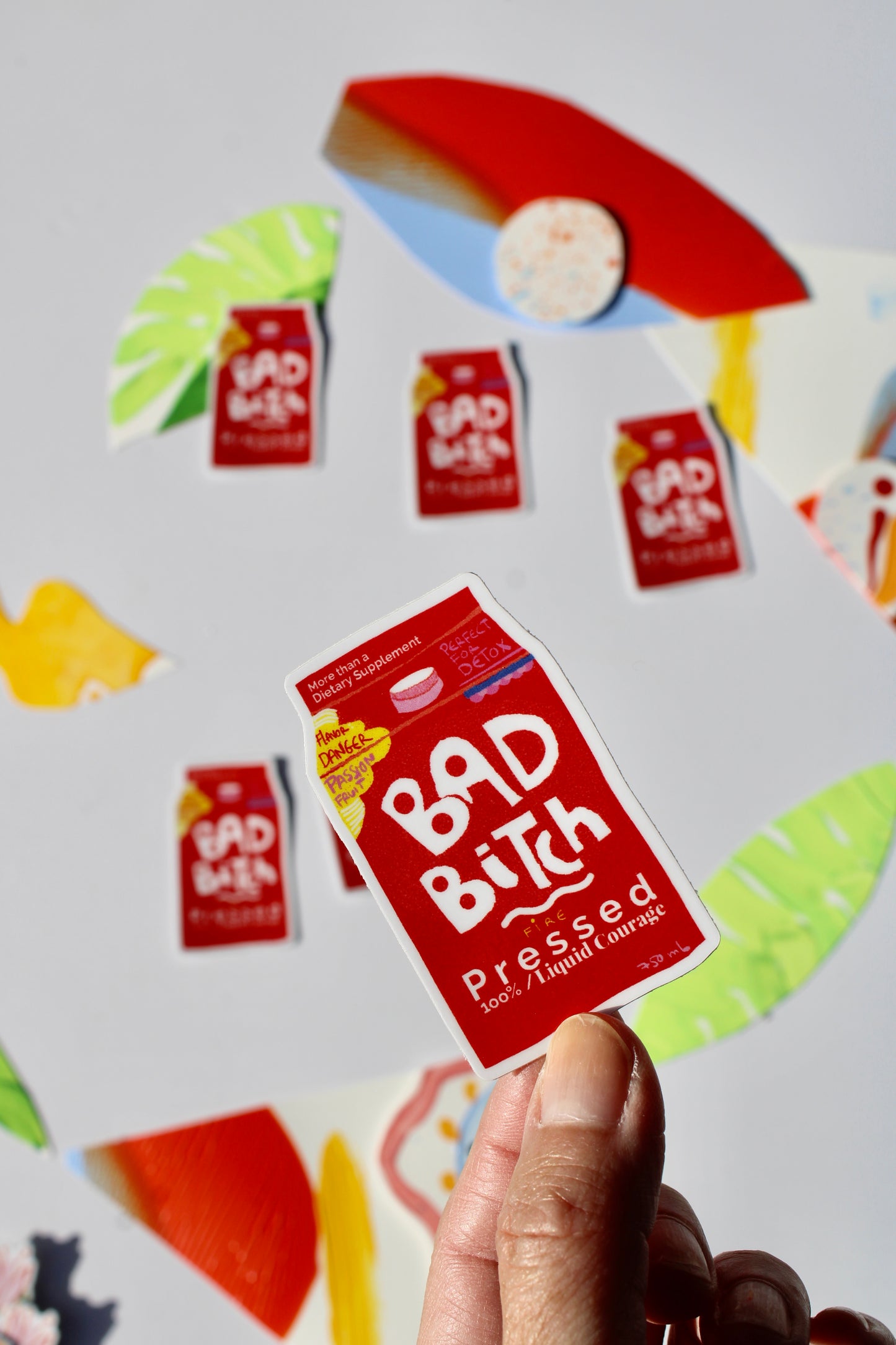 Bad B*tch Sticker, BFF Gifts, Stocking Stuffers, Water Bottle Sticker