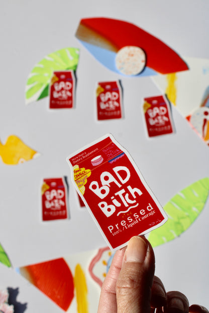 BAD B*TCH STICKER - VIOLETREDSTUDIO