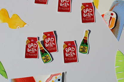 BAD B*TCH STICKER - VIOLETREDSTUDIO