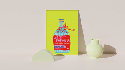 Radical Self Love Potion - Art Print