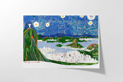 RIO Print , Brazil Art inspired Wall Art - VIOLETREDSTUDIO