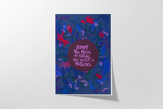 Pace of Nature Print - VIOLETREDSTUDIO