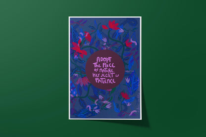 Pace of Nature Print - VIOLETREDSTUDIO
