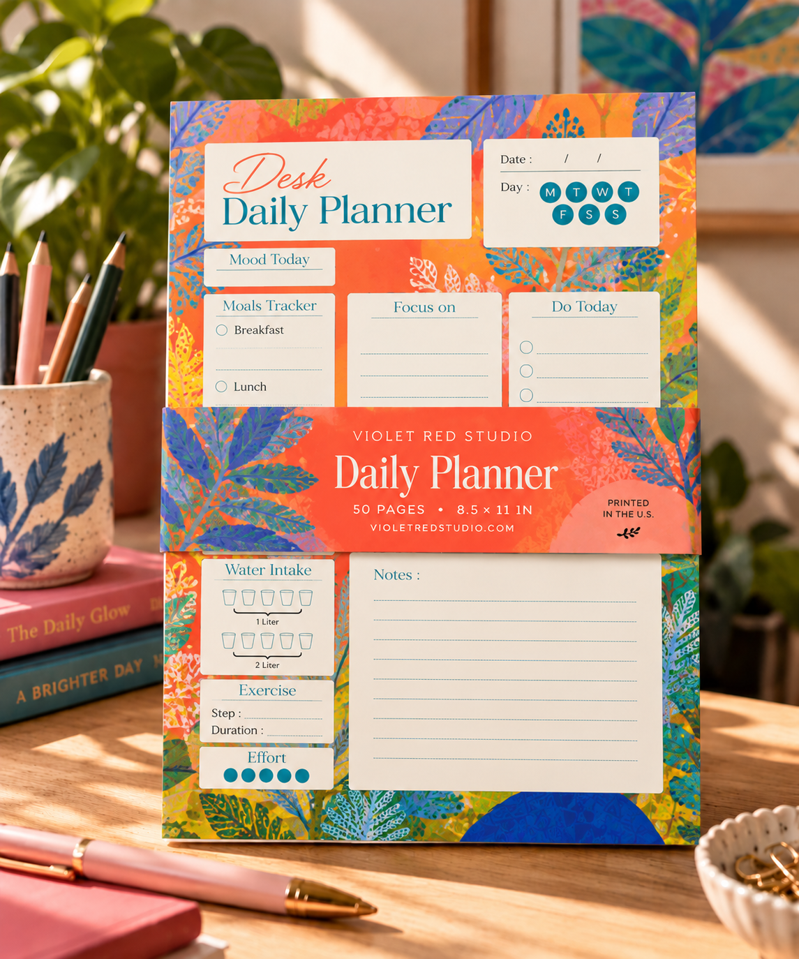 Daily Planner - VIOLETREDSTUDIO