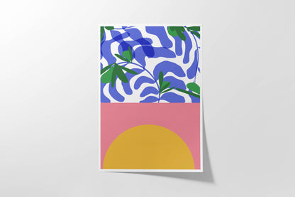 Pink and yellow Aesthetic Cubicle Decor,Maximalistic Decor, Trendy Wall Art - VIOLETREDSTUDIO