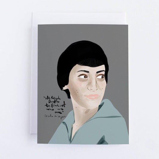 Ursula K. Le Guin Art Print – Sci-Fi & Fantasy Author Wall Art, Feminist Literary Illustration, Inspirational Writer Decor - VIOLETREDSTUDIO