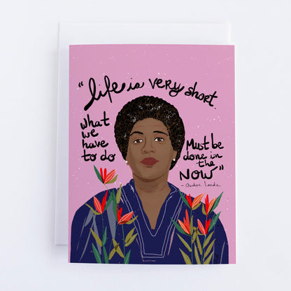 Audre Lorde Art Print – Poet & Activist Portrait, Feminist Icon Wall Art, Inspirational LGBTQ+ & Civil Rights Leader Decor - VIOLETREDSTUDIO