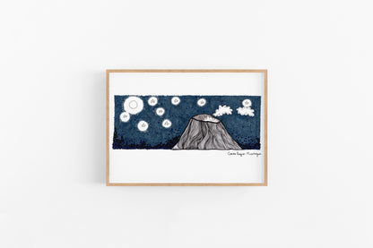 Vibrant Nicaragua Wall Art Set: 4 Colorful Prints for Cubicle, Dorm, Office Decor - Unique Father's Day Gift - VIOLETREDSTUDIO