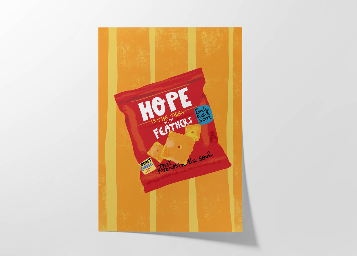 Cheesy Cracker Art Print