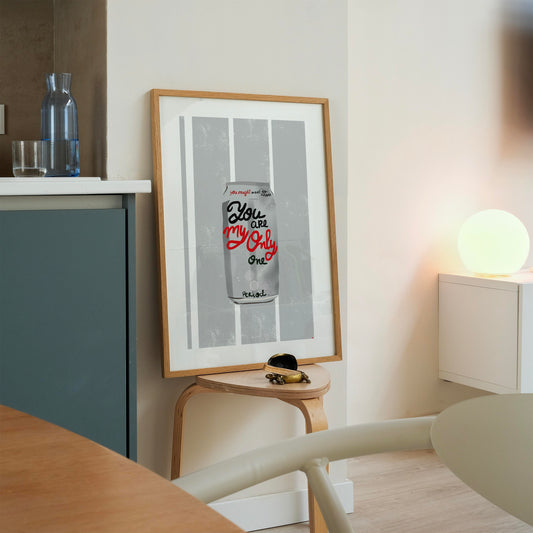 Only One Coke Print - VIOLETREDSTUDIO