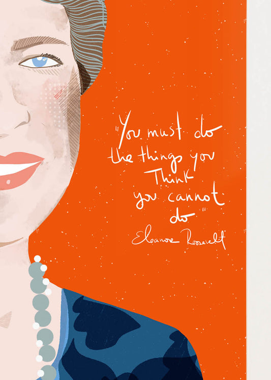 A Few Favorite First Ladies-  Card Set-6-pack Inspiring Quotes - Illustrated Set, Blank Inside (Copy) - VIOLETREDSTUDIO