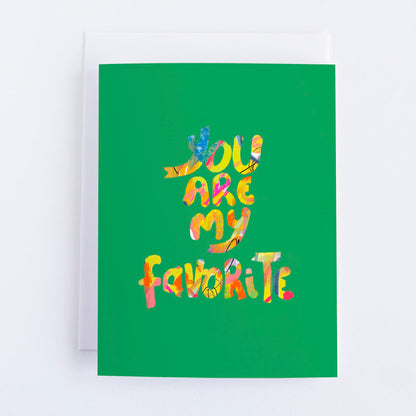 Best Mom - Greeting Card - VIOLETREDSTUDIO