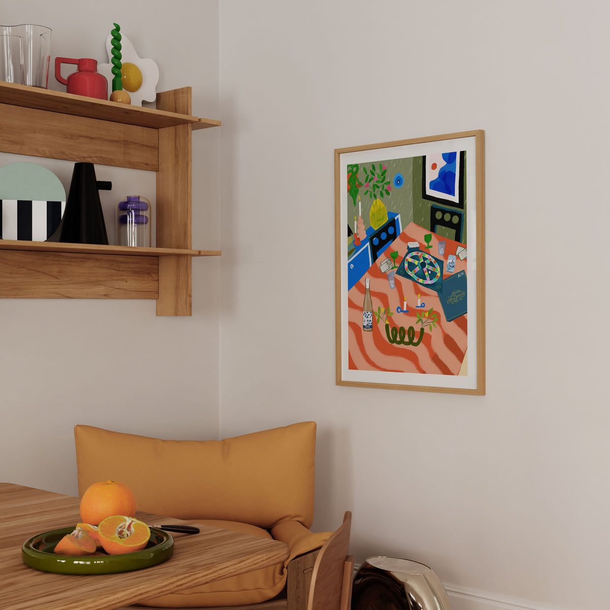 Trivia Night Art Print - VIOLETREDSTUDIO