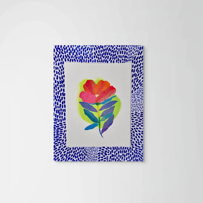 Glow Bloom – Original Flower Art on Paper - VIOLETREDSTUDIO