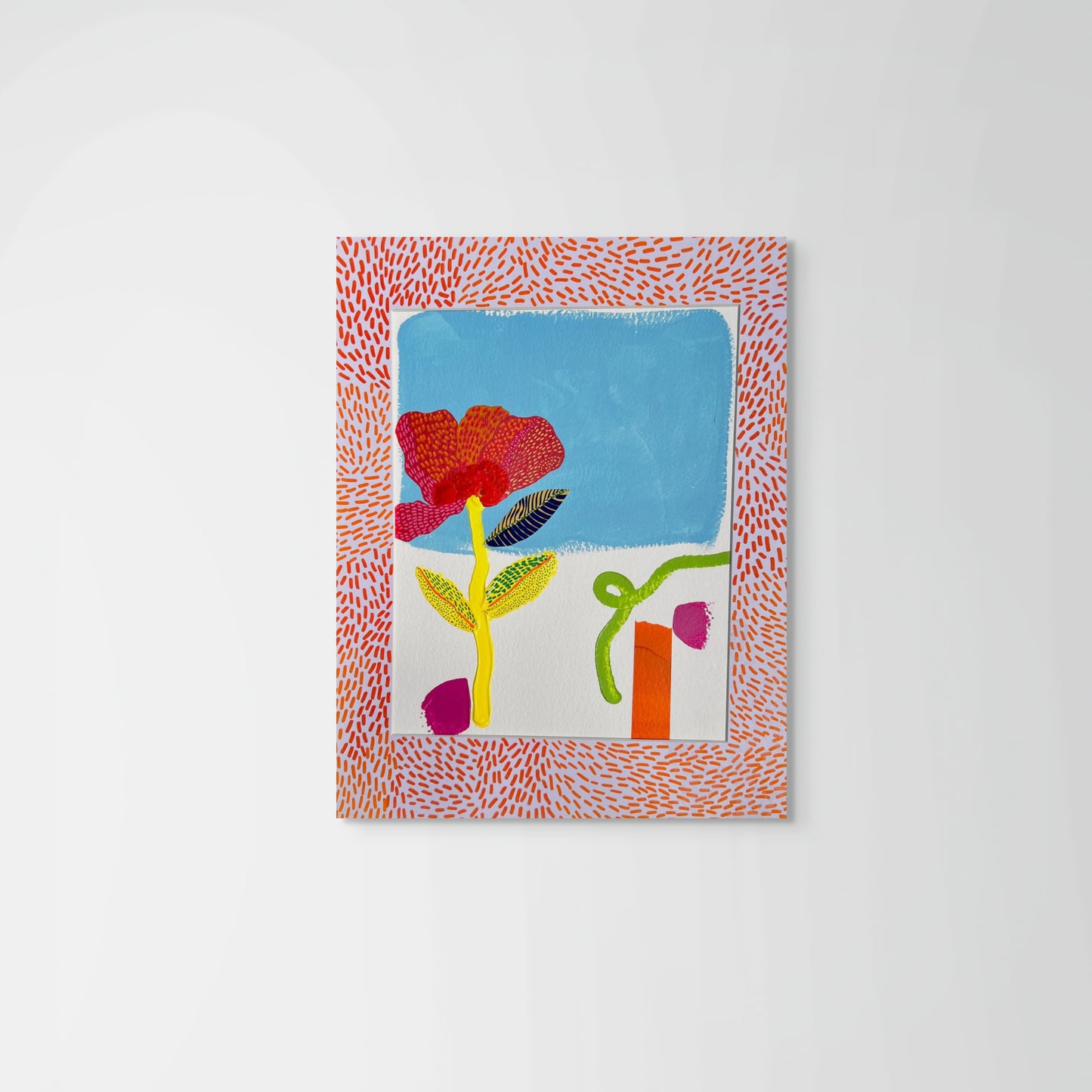 Confetti Garden – Set of 2 Original Flower Artworks