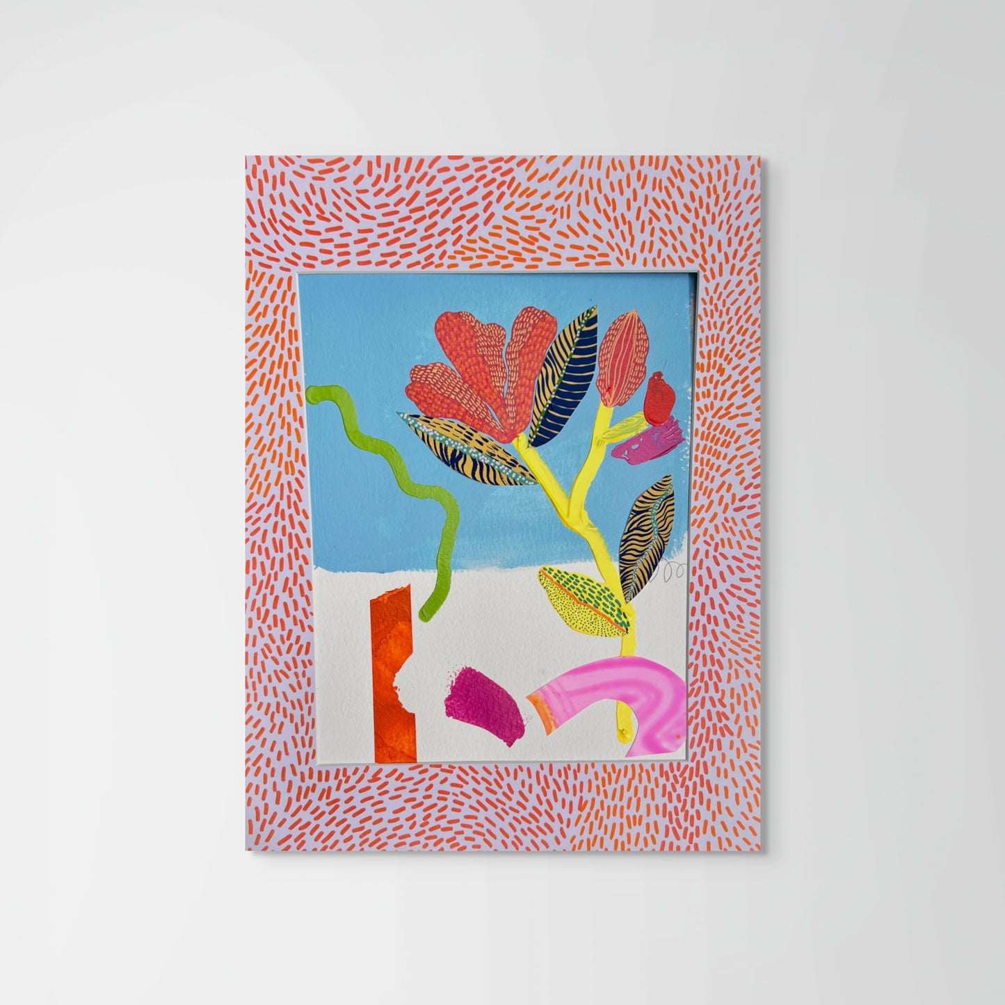 Confetti Garden – Set of 2 Original Flower Artworks