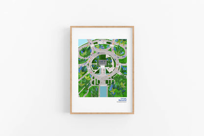 Lincoln Memorial Art Print - VIOLETREDSTUDIO