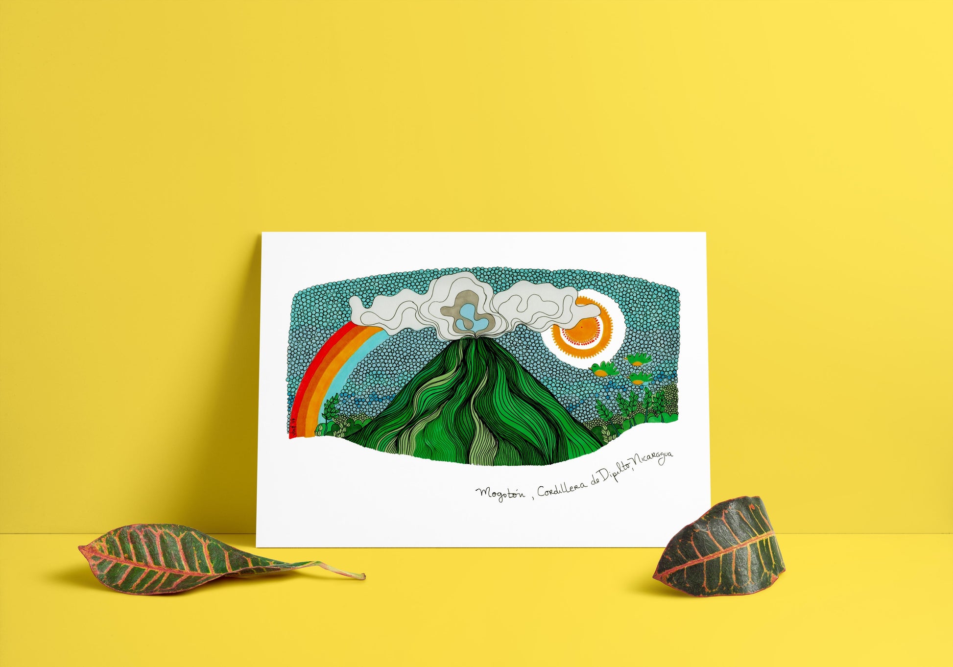 Vibrant Nicaragua Wall Art Set: 4 Colorful Prints for Cubicle, Dorm, Office Decor - Unique Father's Day Gift - VIOLETREDSTUDIO