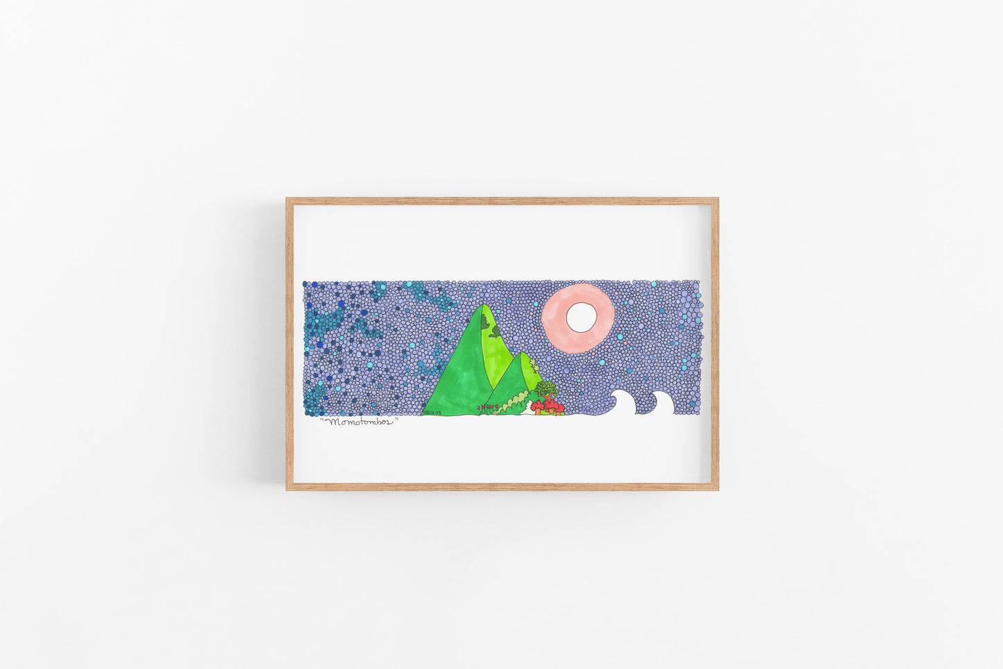 Vibrant Nicaragua Wall Art Set: 4 Colorful Prints for Cubicle, Dorm, Office Decor - Unique Father's Day Gift - VIOLETREDSTUDIO
