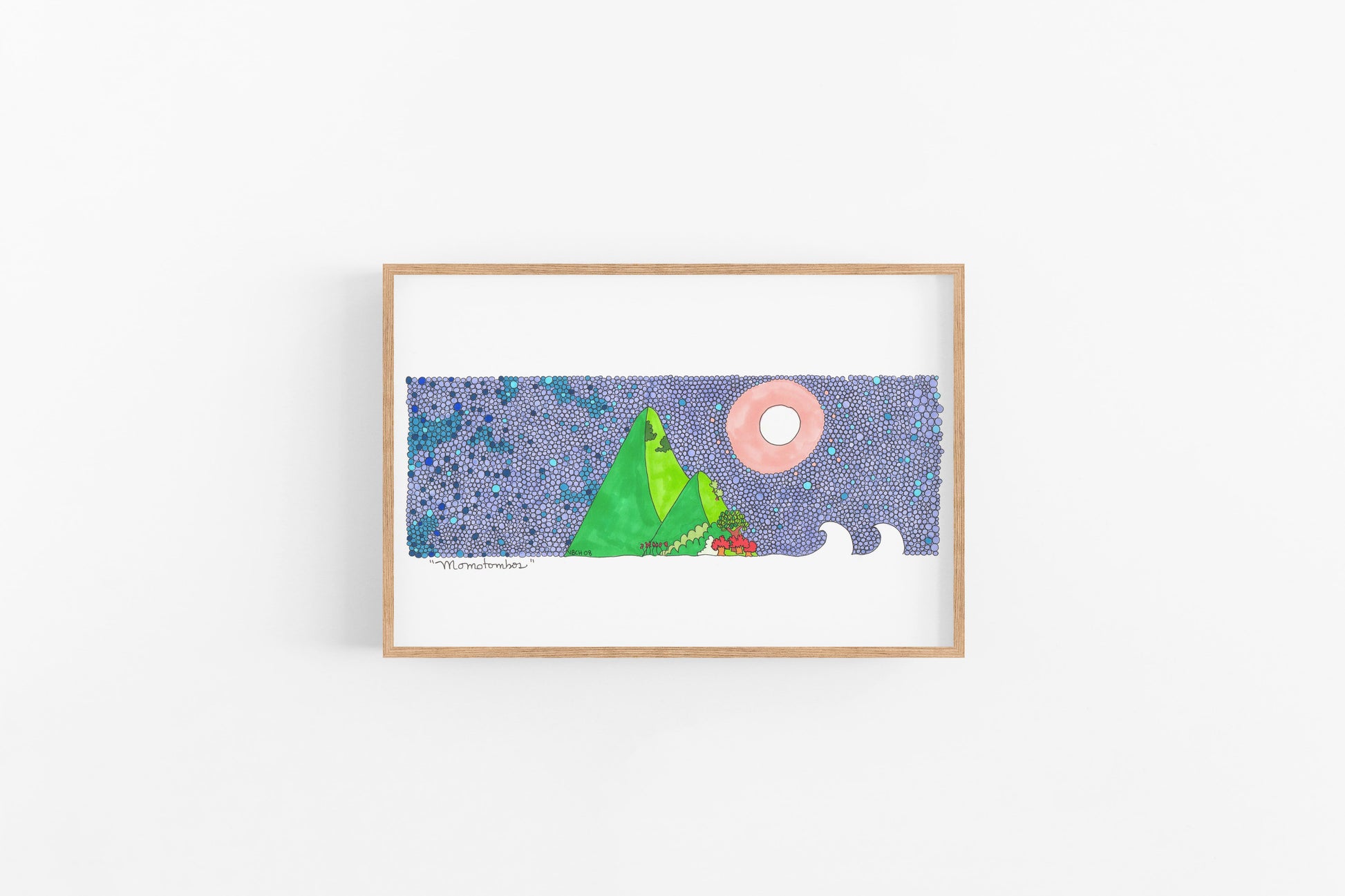 Vibrant Nicaragua Wall Art Set: 4 Colorful Prints for Cubicle, Dorm, Office Decor - Unique Father's Day Gift - VIOLETREDSTUDIO