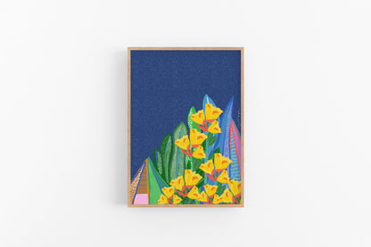 Relaxing Bedroom Art Print - Tranquil Wall Art for New Home Gifts & Bedroom Decor - VIOLETREDSTUDIO