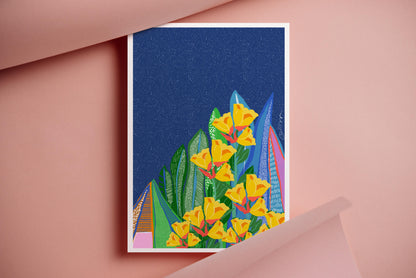 Relaxing Bedroom Art Print - Tranquil Wall Art for New Home Gifts & Bedroom Decor - VIOLETREDSTUDIO