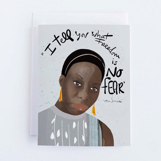 Nina Simone Art Print, Inspiring Women Iconic Artists Office Decor, Ready to Frame Print, Famous Quotes - VIOLETREDSTUDIO