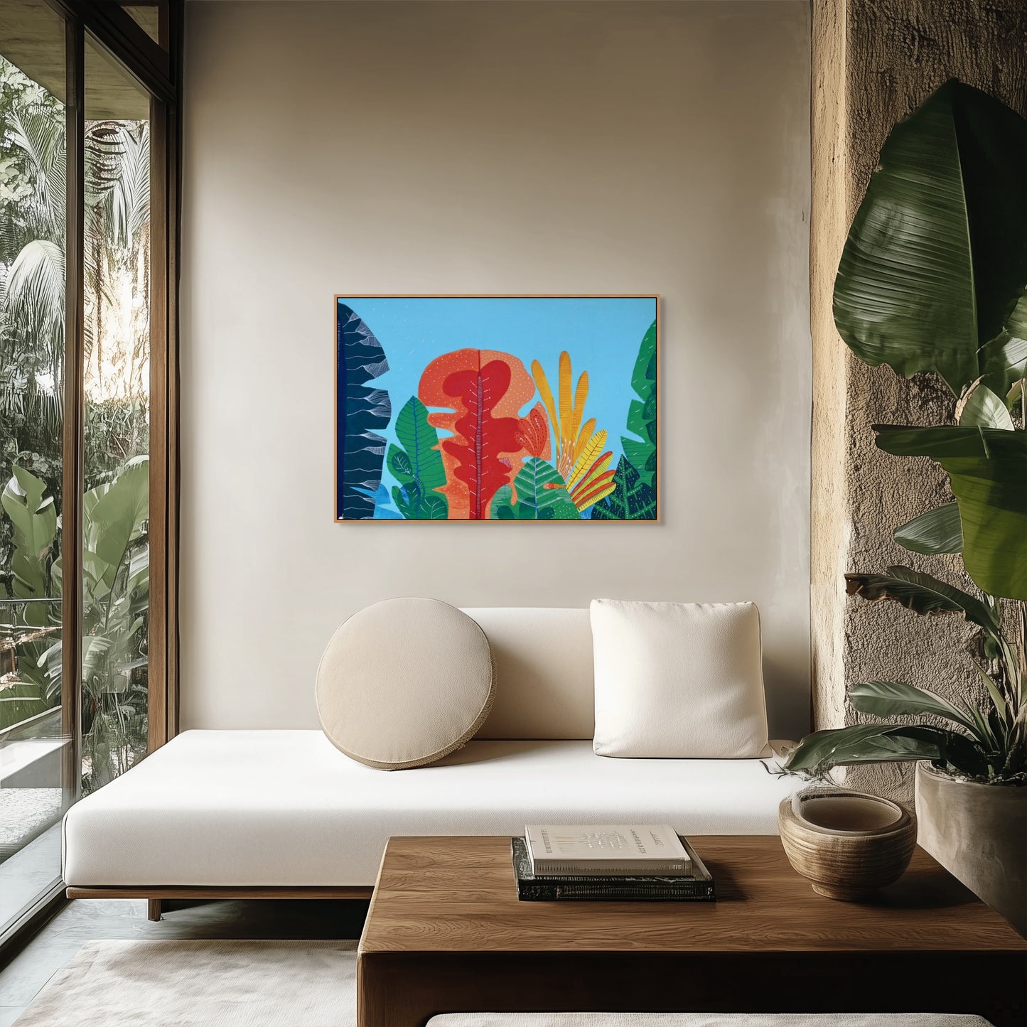 “Paradise” – Original Mixed Media Painting on Canvas - VIOLETREDSTUDIO