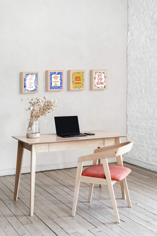 Set of 4 Feminist Quotes Prints