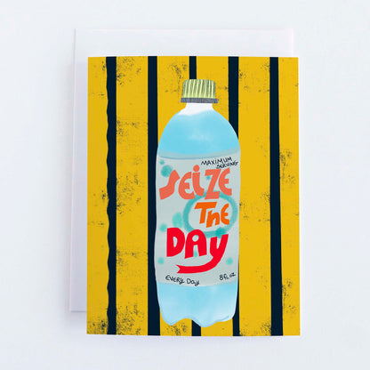 Seize the Day Seltzer - Art Print - VIOLETREDSTUDIO