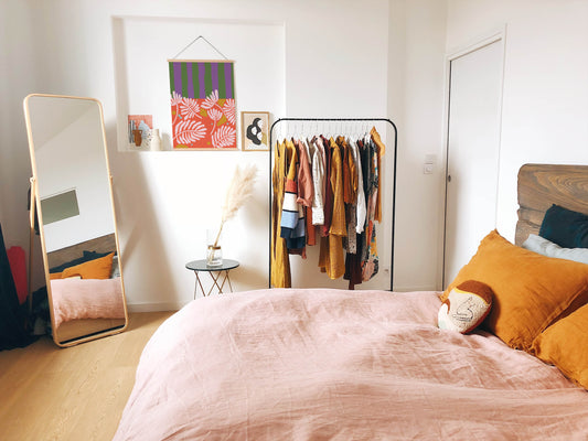 Modern Abstract Art Print, Lavender Sky - VIOLETREDSTUDIO