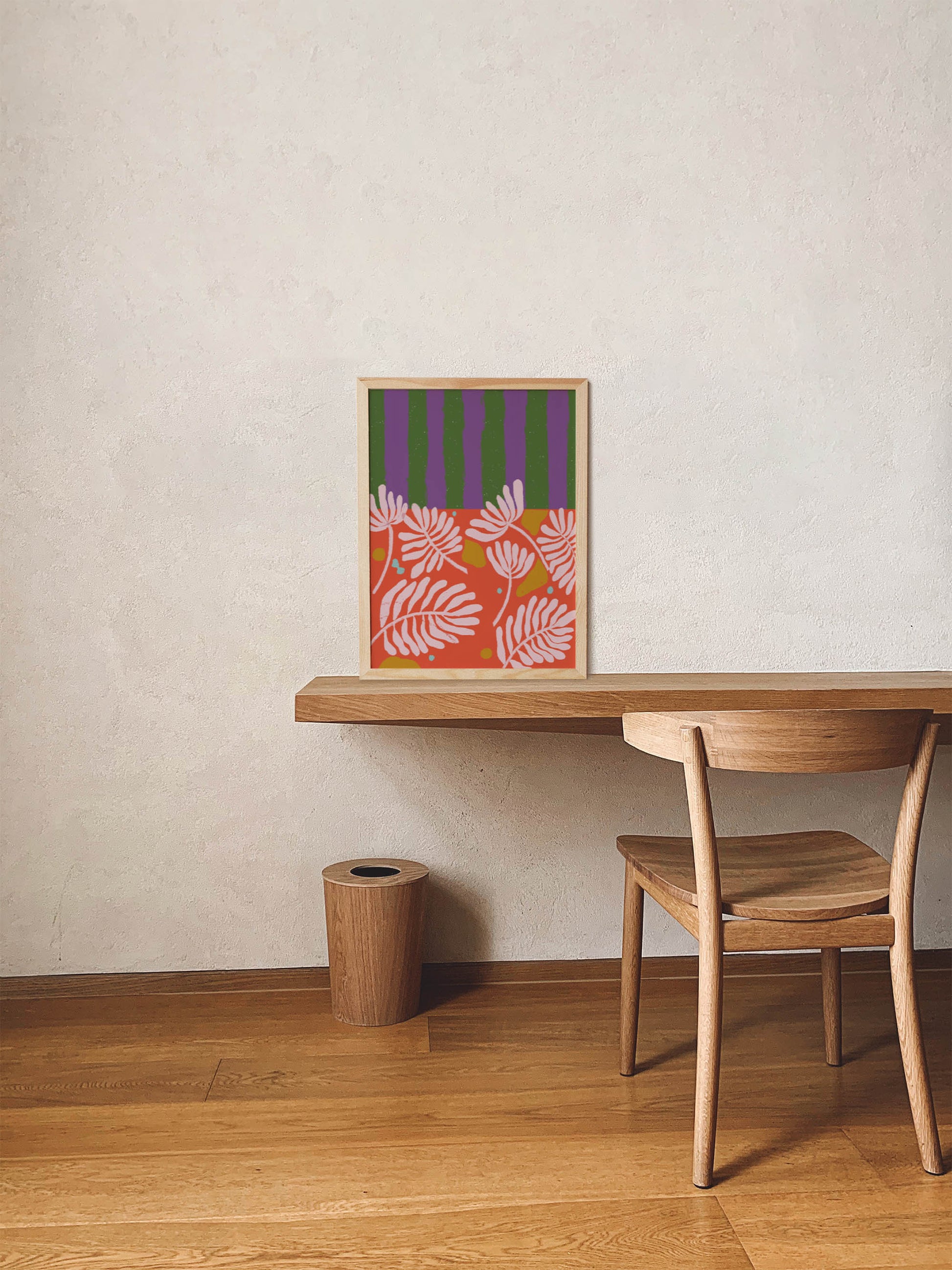 Modern Abstract Art Print, Lavender Sky - VIOLETREDSTUDIO