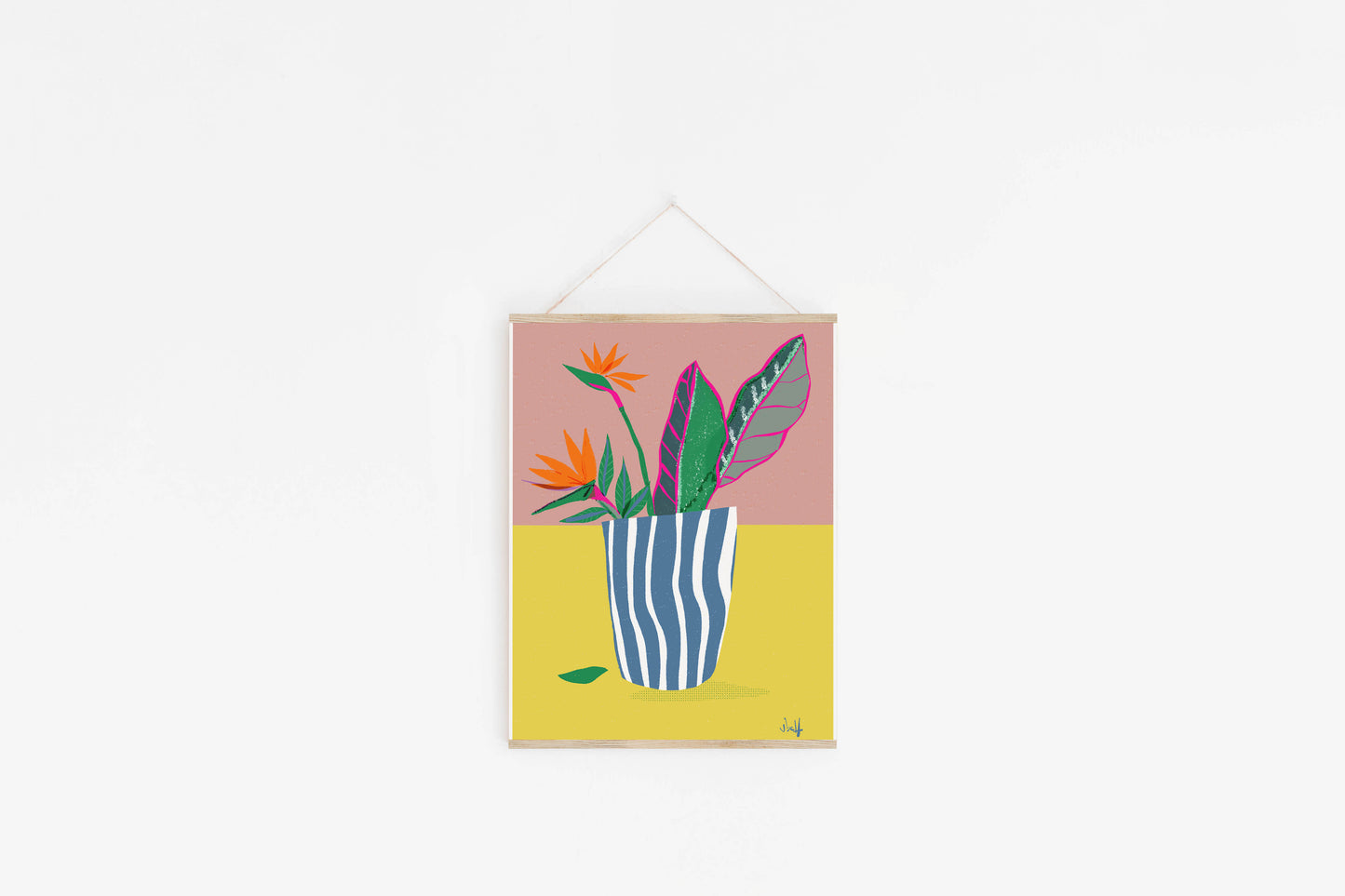 Flower Arrangement Art Print | Nature Wall Art | Housewarming gift | Colorful Art Print Cubicle Decor | Flower Art Print | Flower Art Decor - VIOLETREDSTUDIO