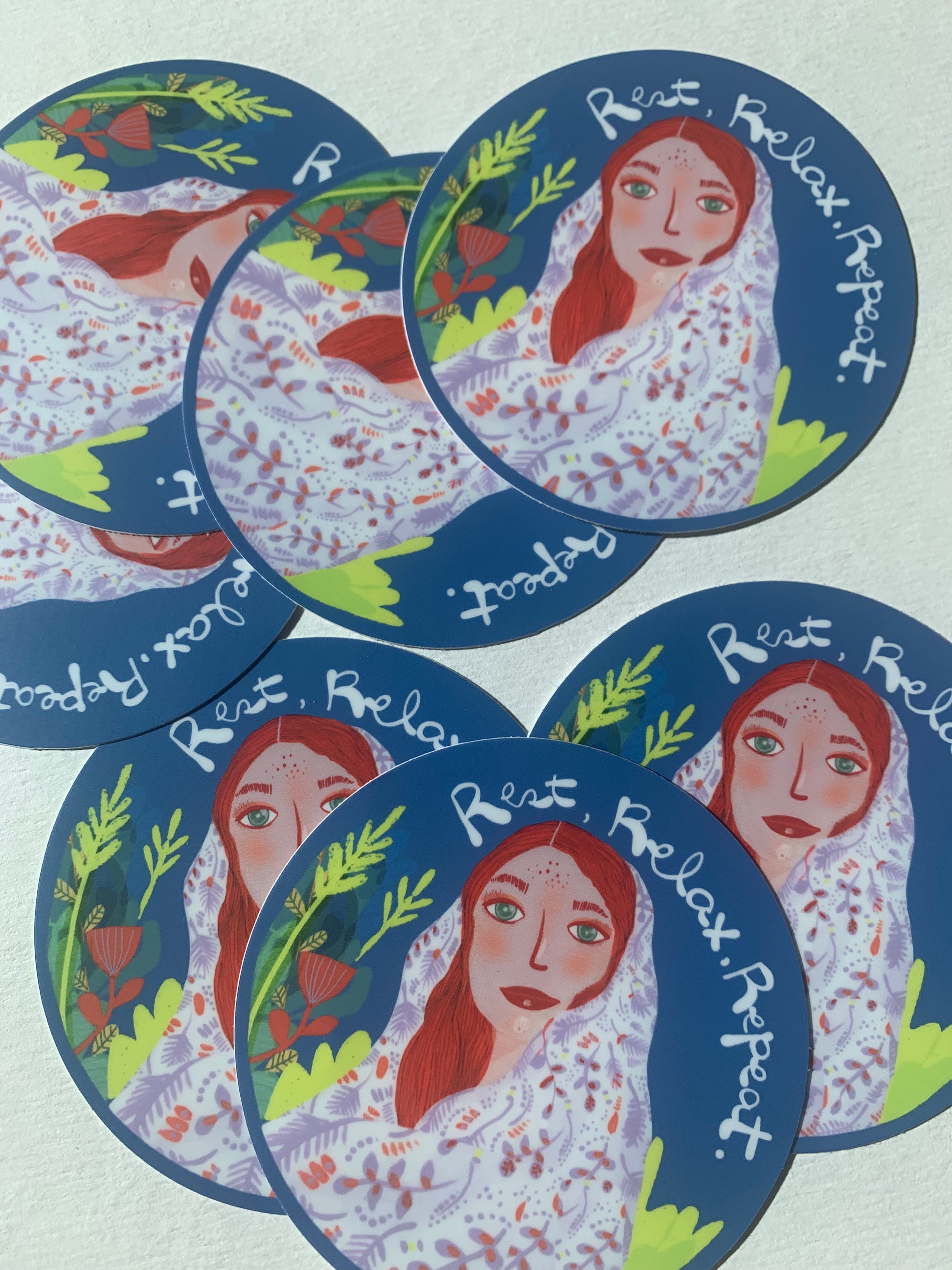 Water Bottle sticker, Self Care Affirmation - VIOLETREDSTUDIO