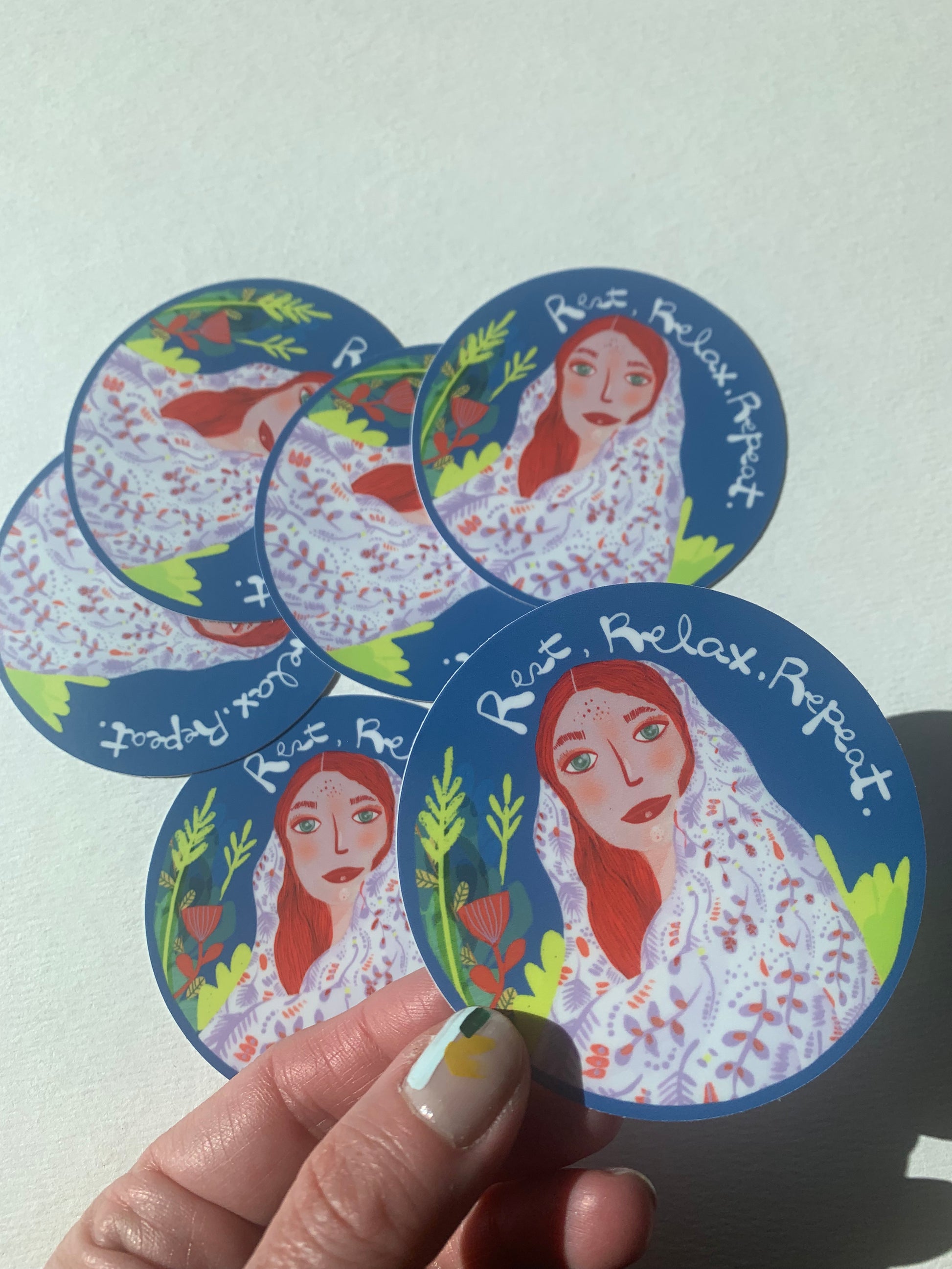 Water Bottle sticker, Self Care Affirmation - VIOLETREDSTUDIO