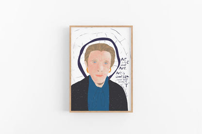 Louise Bourgeois Art Print - VIOLETREDSTUDIO