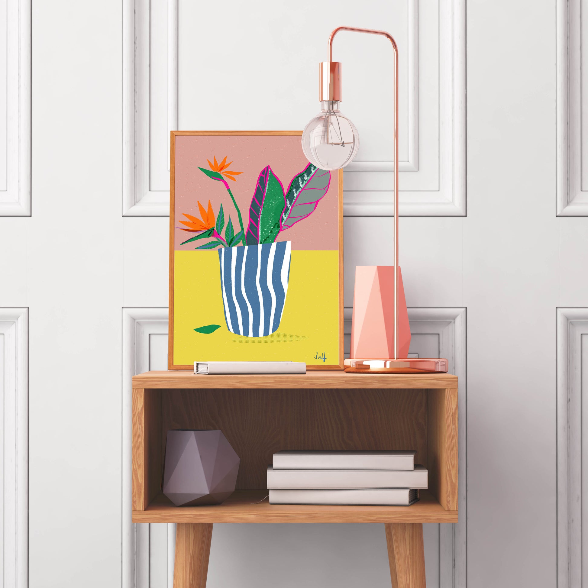 Flower Arrangement Art Print | Nature Wall Art | Housewarming gift | Colorful Art Print Cubicle Decor | Flower Art Print | Flower Art Decor - VIOLETREDSTUDIO