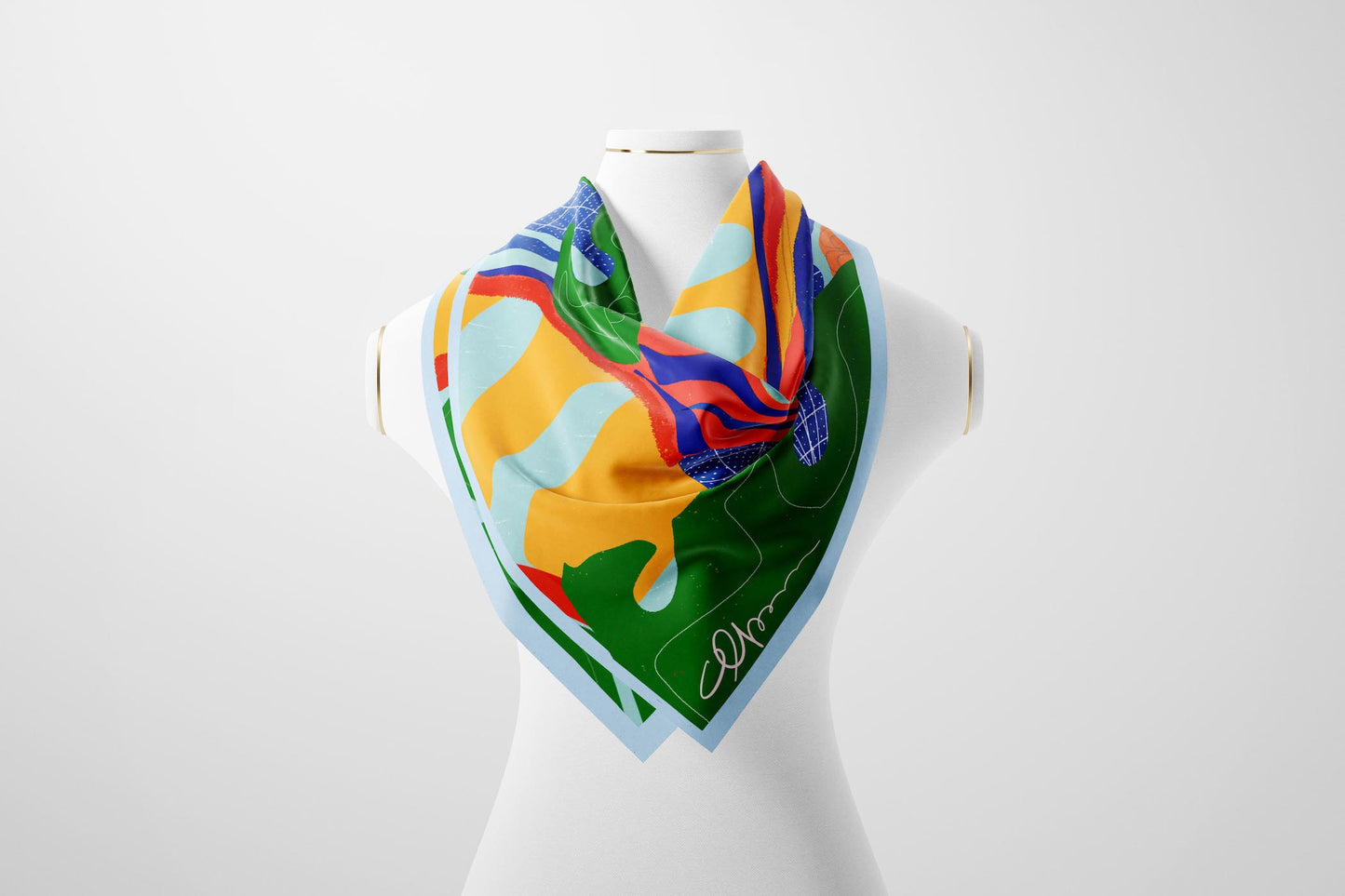 Sunlight Silky Bandana - VIOLETREDSTUDIO