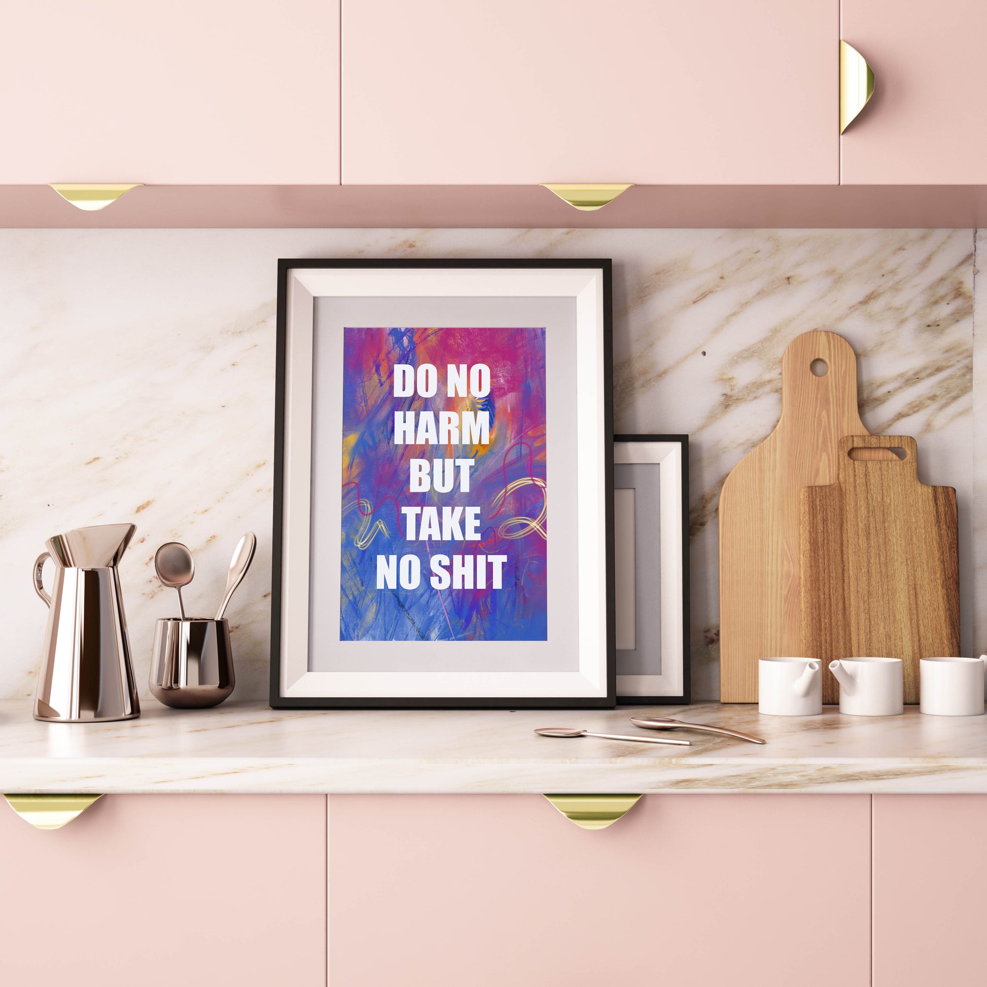 Bold Quote, Typographic Wall Art, Optimistic Decor, Motivational Art Print - VIOLETREDSTUDIO