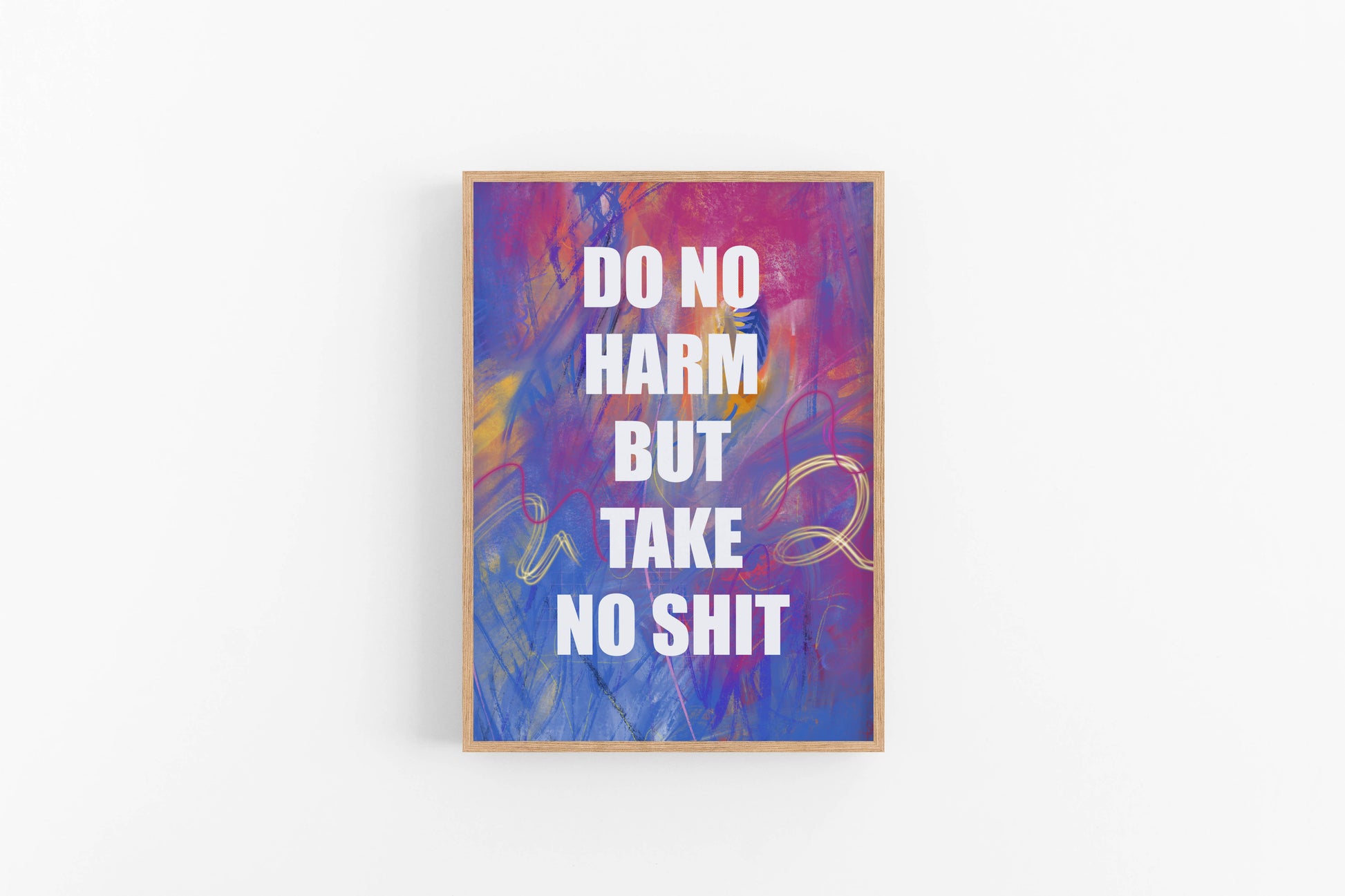 Bold Quote, Typographic Wall Art, Optimistic Decor, Motivational Art Print - VIOLETREDSTUDIO