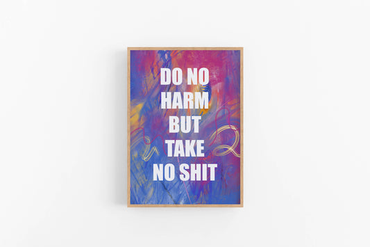 Bold Quote, Typographic Wall Art, Optimistic Decor, Motivational Art Print - VIOLETREDSTUDIO