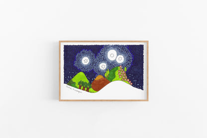 Ocotal Art Print | Nicaragua Wall Art | Father's Day Gift | TRAVEL PRINT - VIOLETREDSTUDIO