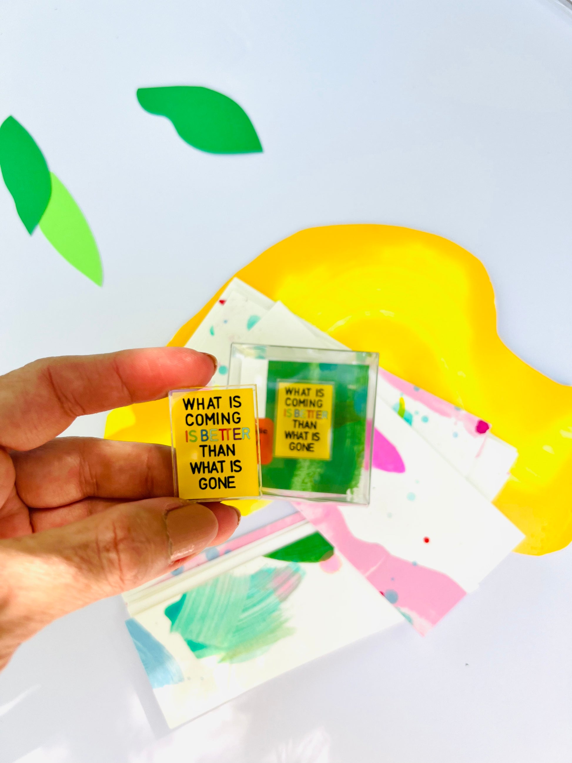 What is coming is Better Lapel Pin - VIOLETREDSTUDIO