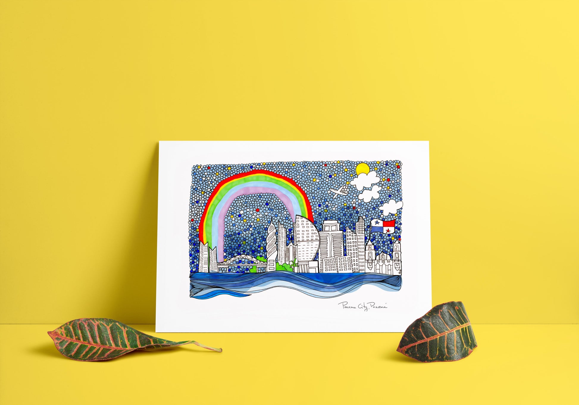 Panama City, Panama ~ Father's Day Gift ~ Cubicle Decor ~ Travel Print ~ Adventurer Decor - VIOLETREDSTUDIO