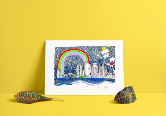 Panama City, Panama ~ Father's Day Gift ~ Cubicle Decor ~ Travel Print ~ Adventurer Decor - VIOLETREDSTUDIO