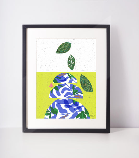 ABSTRACT WALL Art Print-Feminine Wall Art-Abstract Colorful Art-Living Room Art-Cubical Decor Art-Affirmation Art Print-Pretty Wall Art - VIOLETREDSTUDIO