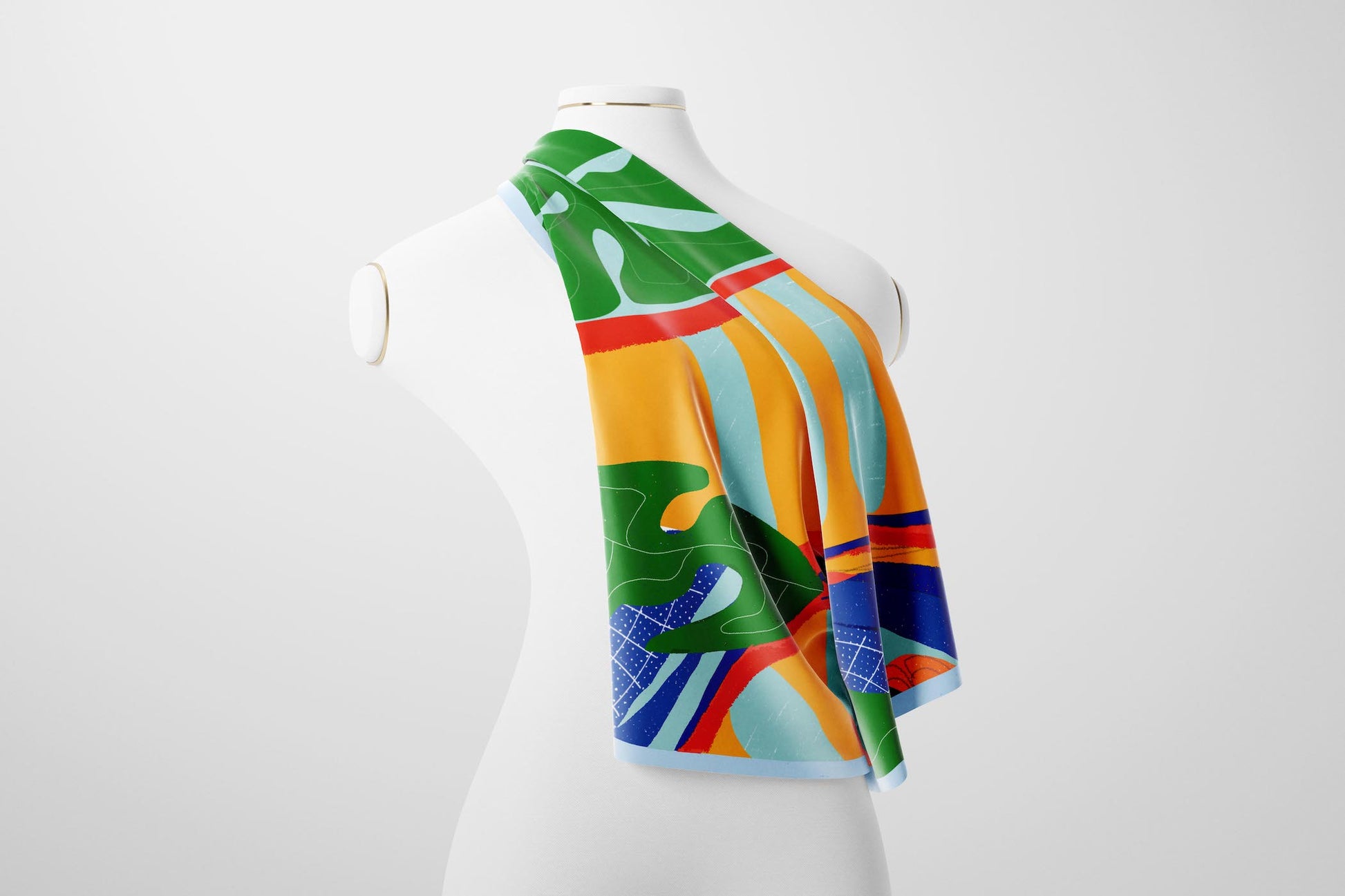 Sunlight Silky Bandana - VIOLETREDSTUDIO